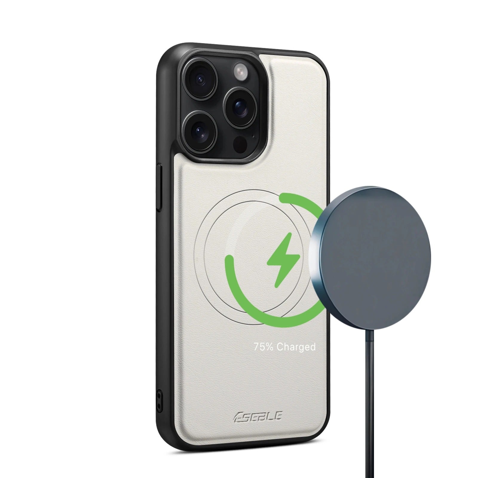 Luxury iPhone Case — 2-in-1 Detachable Magnetic Leather Wallet Cover with Card Holder Pocket and Shockproof Soft Protection