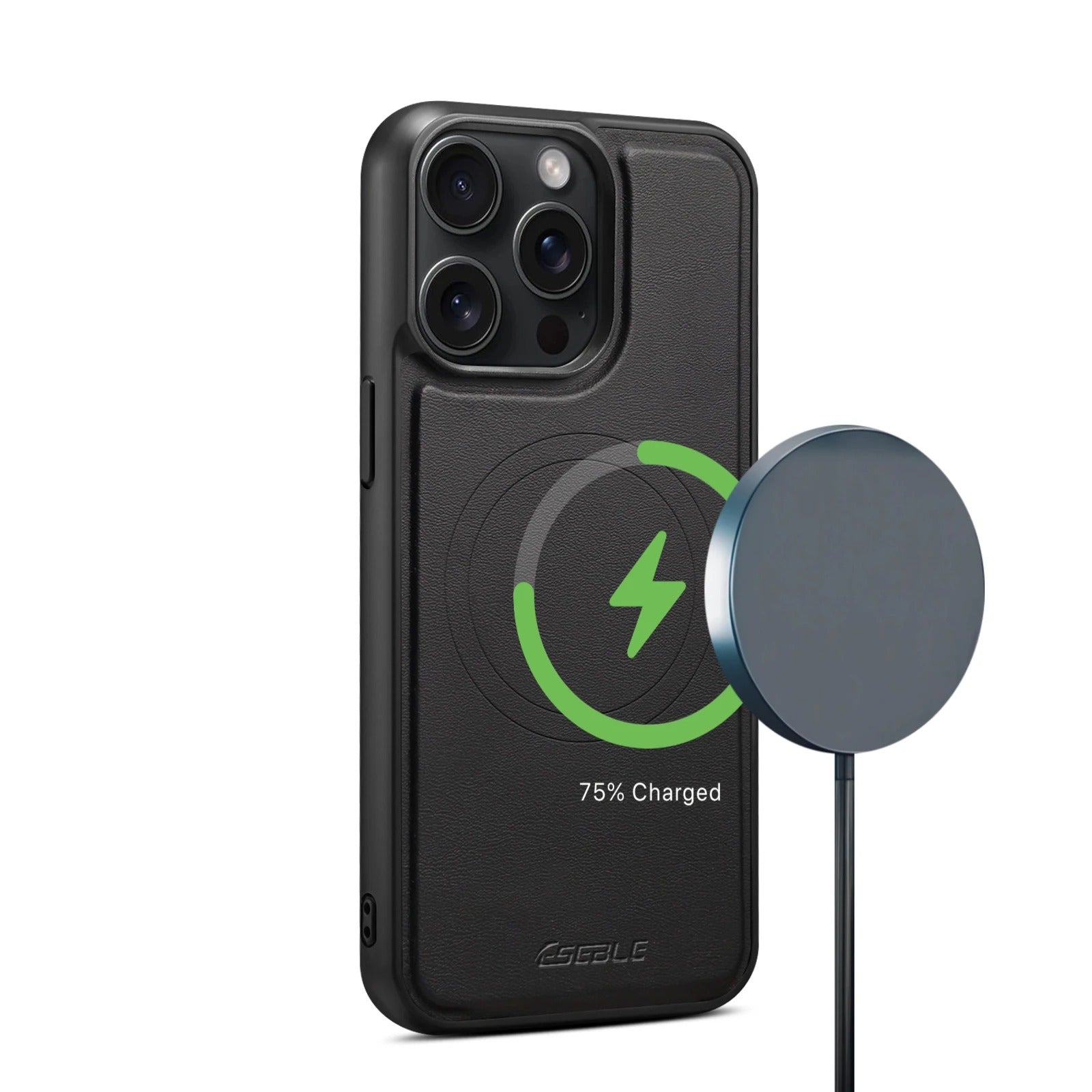 Luxury iPhone Case — 2-in-1 Detachable Magnetic Leather Wallet Cover with Card Holder Pocket and Shockproof Soft Protection