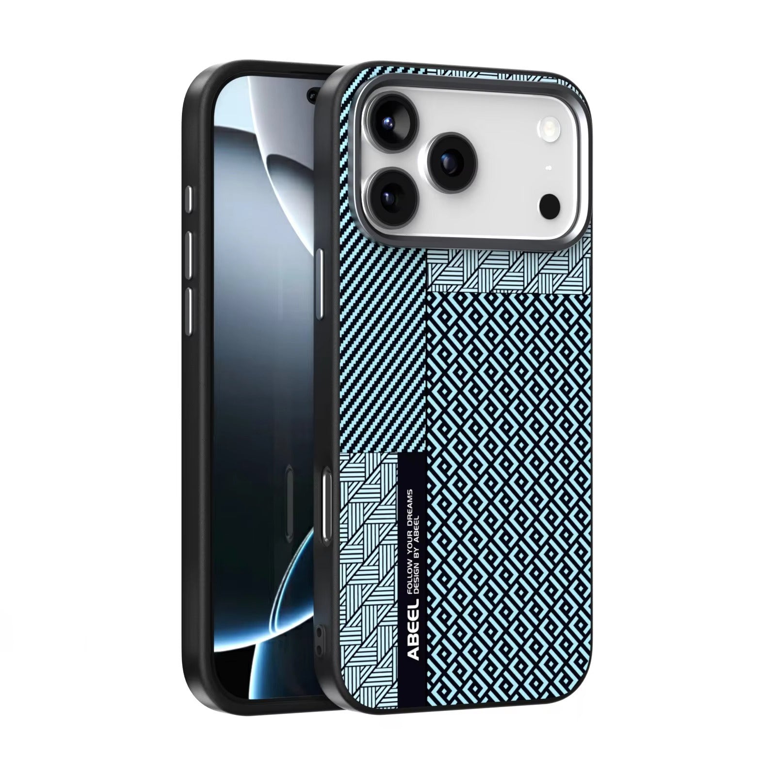 Luxury iPhone Case — 3D Embossed Invisible Magnetic Cover with Skin-Feel Frosted Back, Shockproof Dual-Layer Protection & Ultra-Slim Matte Full-Coverage Design