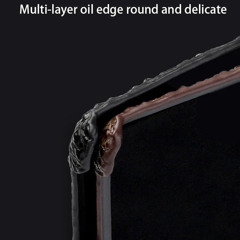 Luxury iPhone Case — 3D Leather Head Design Handmade Back Cover with Premium Protective PC Interior & Stylish Artistic Full-Back Finish