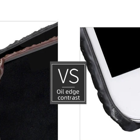 Luxury iPhone Case — 3D Leather Head Design Handmade Back Cover with Premium Protective PC Interior & Stylish Artistic Full-Back Finish