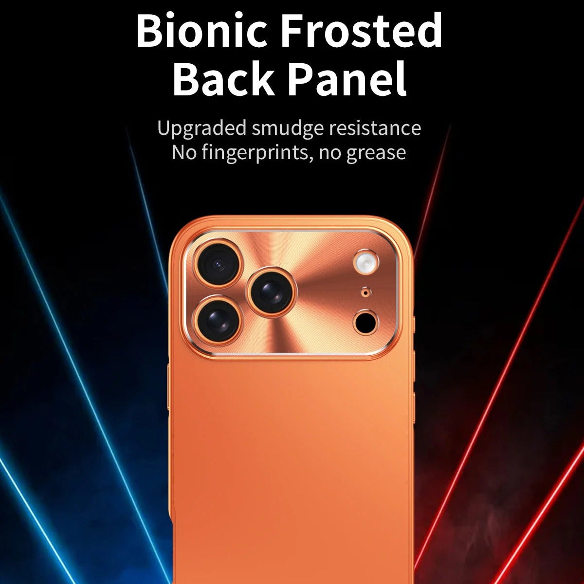 Luxury iPhone Case — Aluminum Alloy Frame with Ultra-Thin Frosted PC Backplate, Shockproof Advanced Protective Design