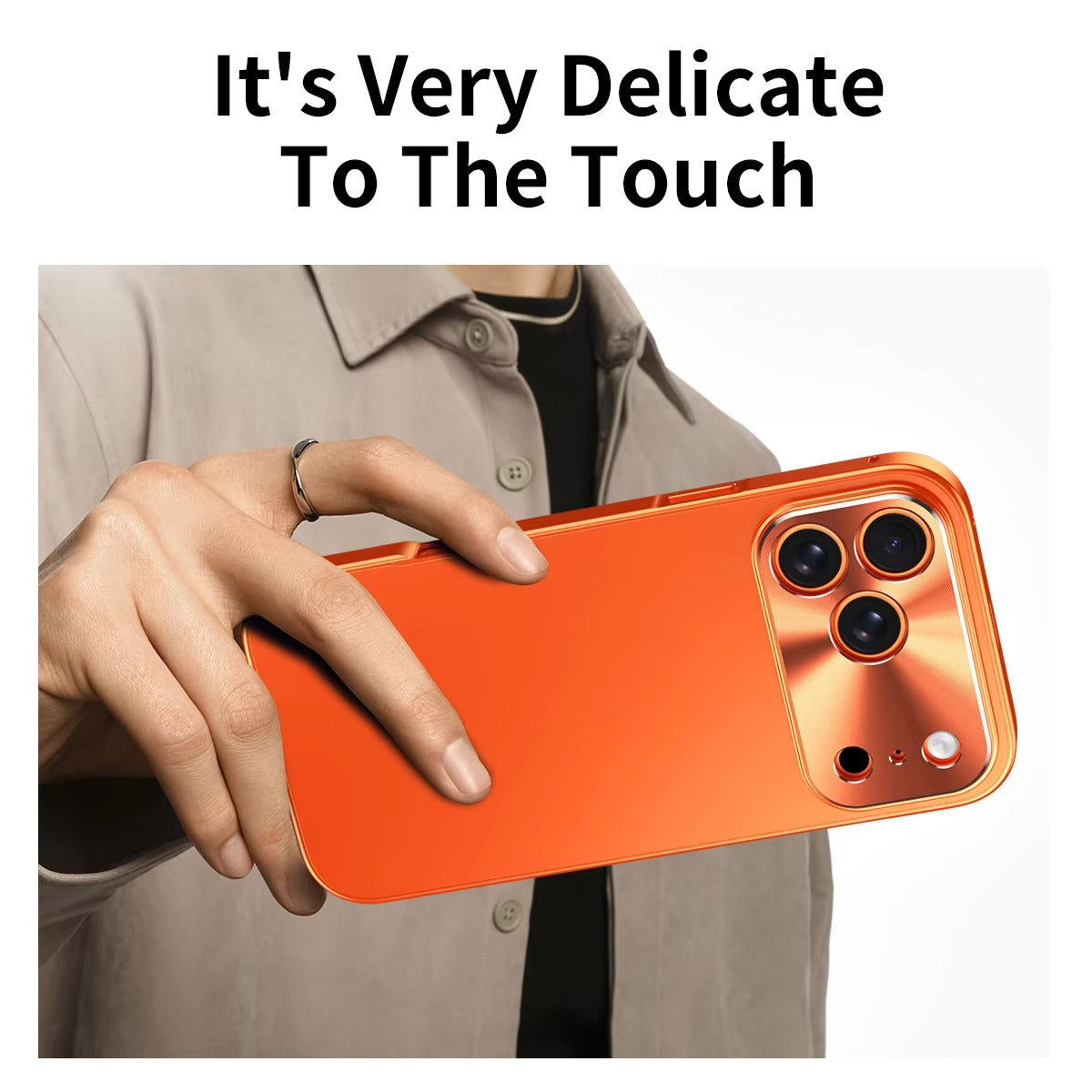 Luxury iPhone Case — Aluminum Alloy Frame with Ultra-Thin Frosted PC Backplate, Shockproof Advanced Protective Design