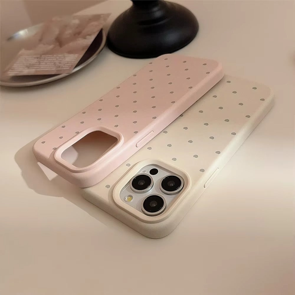 Luxury iPhone Case — Cute Love-Heart Candy Color Matte Silicone Cover with Ultra-Slim Shockproof Design and Anti-Fingerprint Non-Slip Finish
