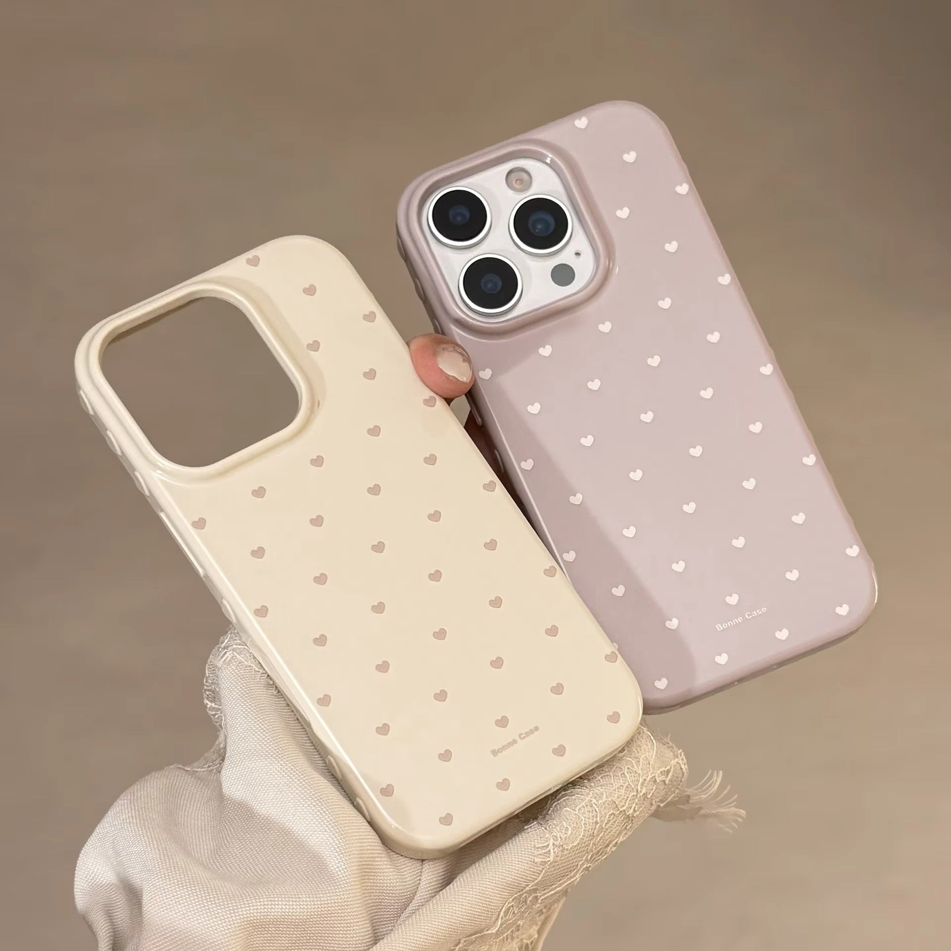 Luxury iPhone Case — Cute Love-Heart Candy Color Matte Silicone Cover with Ultra-Slim Shockproof Design and Anti-Fingerprint Non-Slip Finish