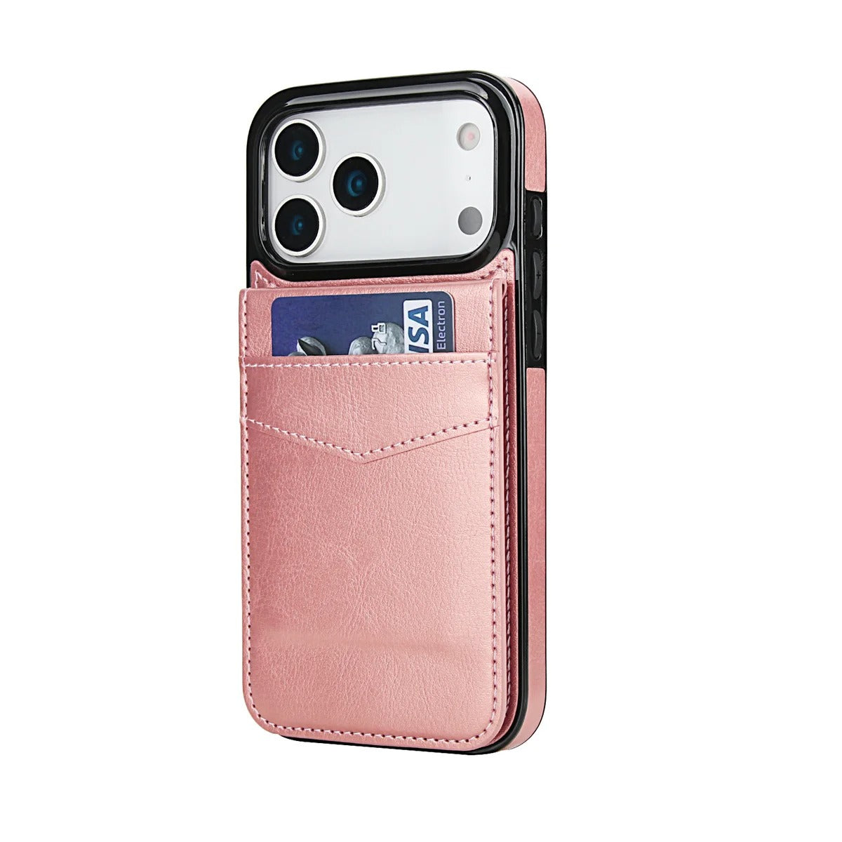Luxury iPhone Case — Flip Stand Wallet with Card Holder, Retro Leather Cover, Shockproof Anti-Fingerprint Protection, Full Access Design