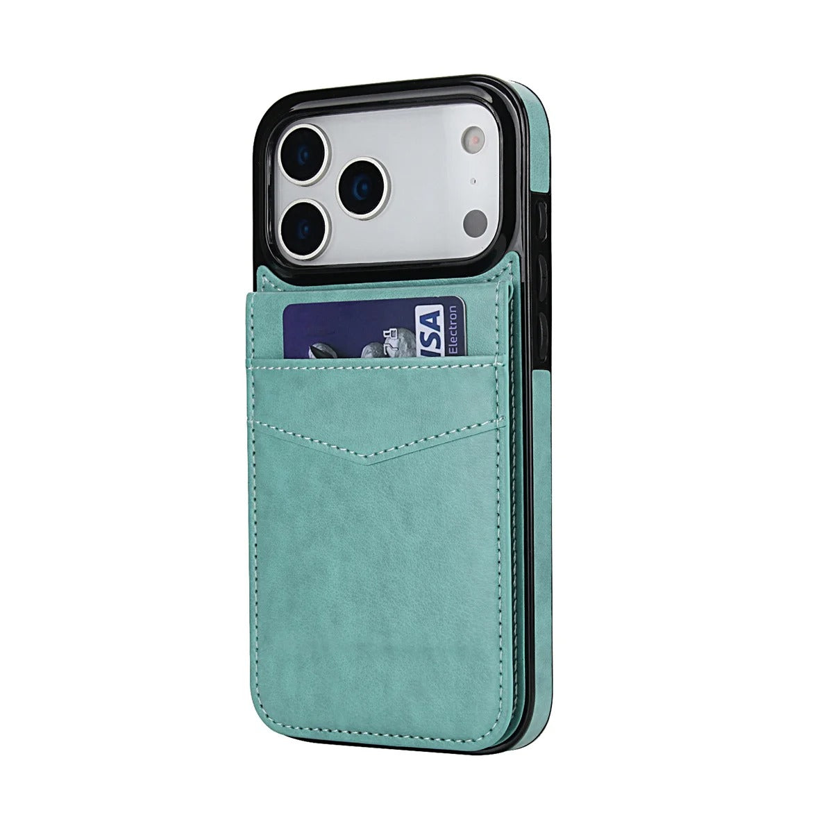 Luxury iPhone Case — Flip Stand Wallet with Card Holder, Retro Leather Cover, Shockproof Anti-Fingerprint Protection, Full Access Design