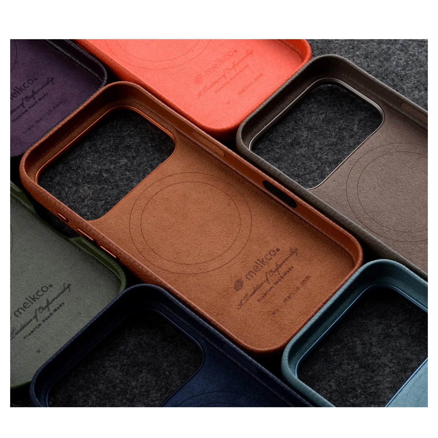 Luxury iPhone Case — Genuine Cowhide Leather MagSafe Cover with Camera Button, Slim Shockproof Design and Anti-Fingerprint Soft Microfiber Lining