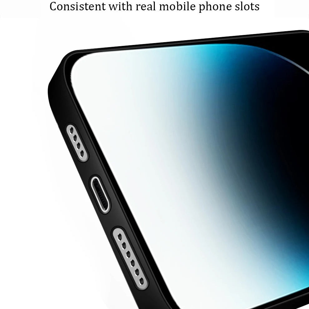 Luxury iPhone Case — Genuine Leather Full-Coverage Back Cover with Ring Stand, Anti-Fingerprint Anti-Scratch Protection & Slim Elegant Design