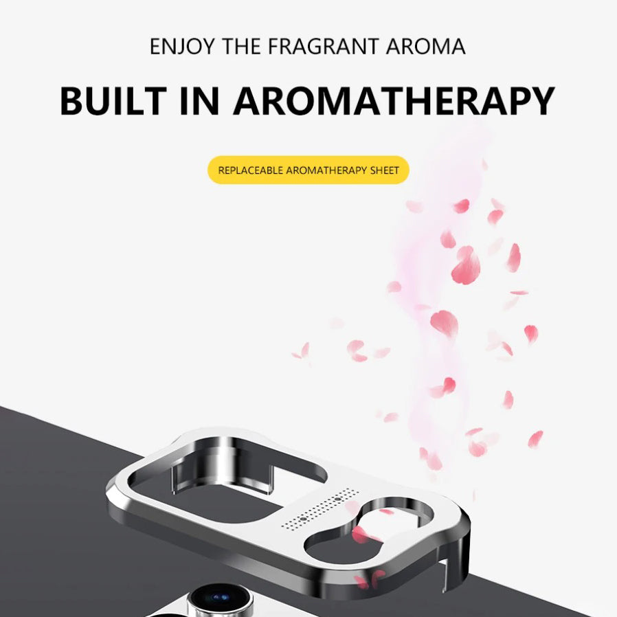 Luxury iPhone Case — Irregular Titanium Alloy Bumper with Shockproof Borderless Design, Lens Protector, Matte Anti-Slip Finish and Lightweight Build