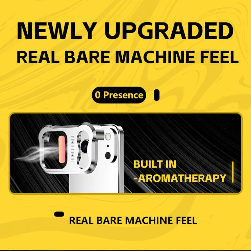 Luxury iPhone Case — Irregular Titanium Alloy Bumper with Shockproof Borderless Design, Lens Protector, Matte Anti-Slip Finish and Lightweight Build