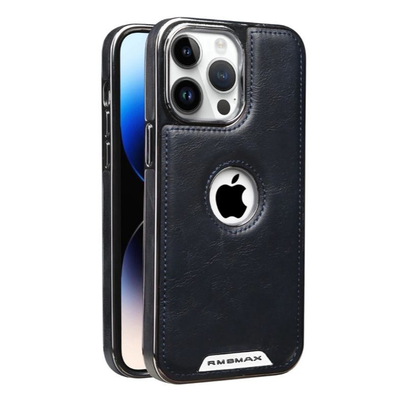 Luxury iPhone Case — Leather Shockproof Protective Cover with Anti-Fingerprint Anti-Scratch Dustproof Non-Slip Design and Easy-Access Cutouts