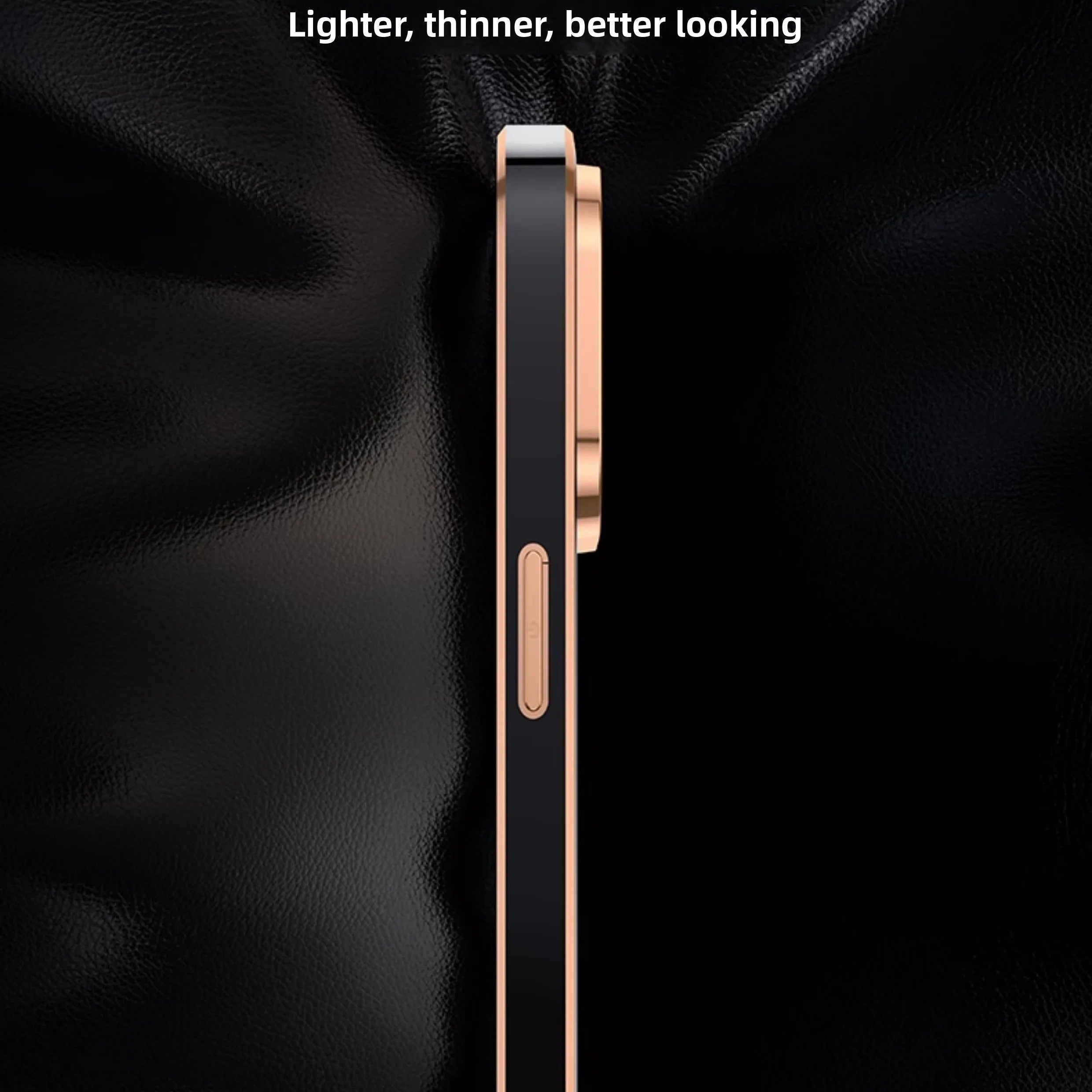 Luxury iPhone Case — Magnetic Genuine Leather Slim Cover with Precise Lens Protection, Anti-Drop Shockproof Design & Lightweight Premium Finish