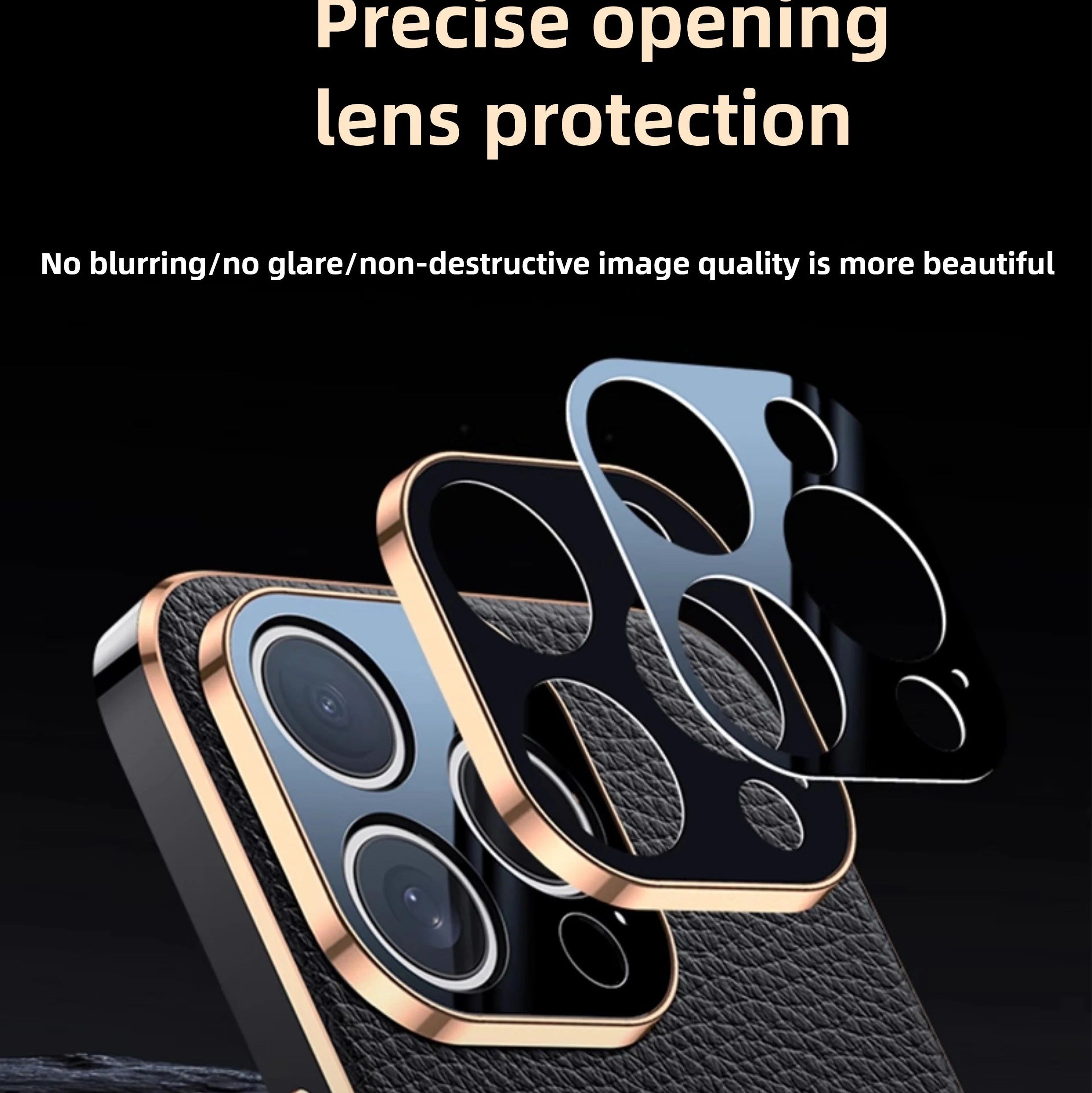 Luxury iPhone Case — Magnetic Genuine Leather Slim Cover with Precise Lens Protection, Anti-Drop Shockproof Design & Lightweight Premium Finish