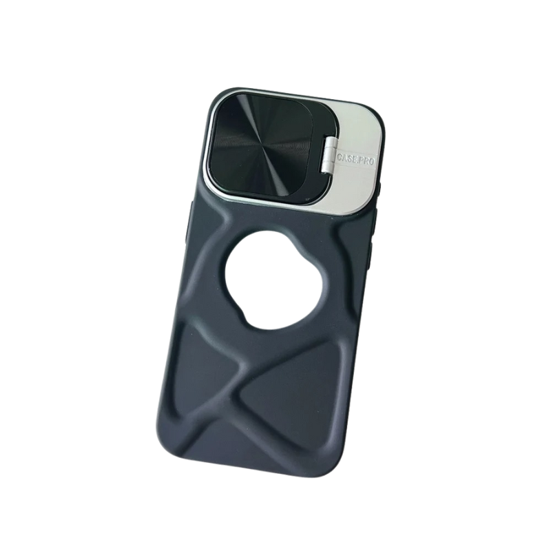 Luxury iPhone Case — Magnetic Magsafe 3D Silicone Cover, Lens Protection, Stand Holder, Anti-Fingerprint, Anti-Scratch, Matte Finish