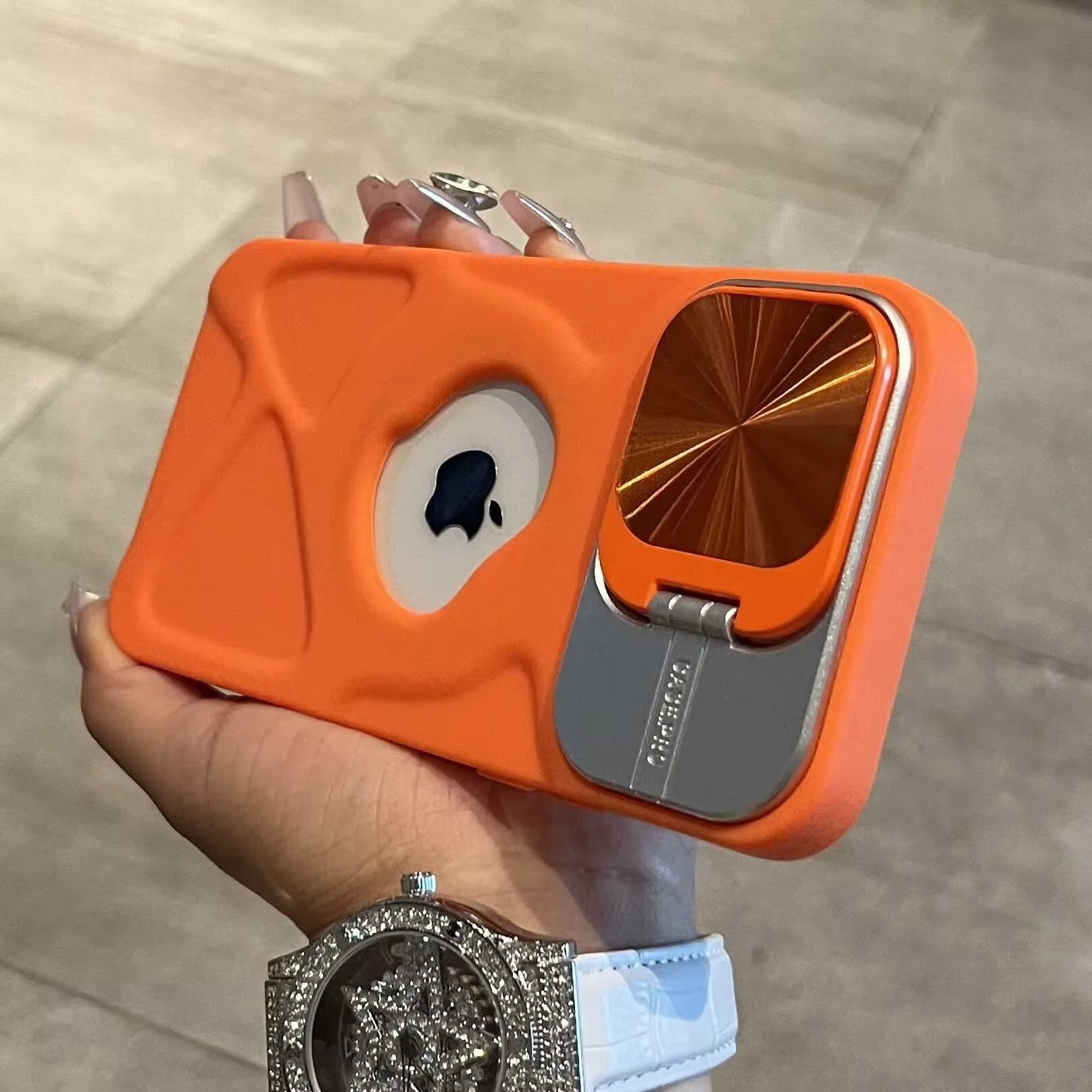 Luxury iPhone Case — Magnetic Magsafe 3D Silicone Cover, Lens Protection, Stand Holder, Anti-Fingerprint, Anti-Scratch, Matte Finish