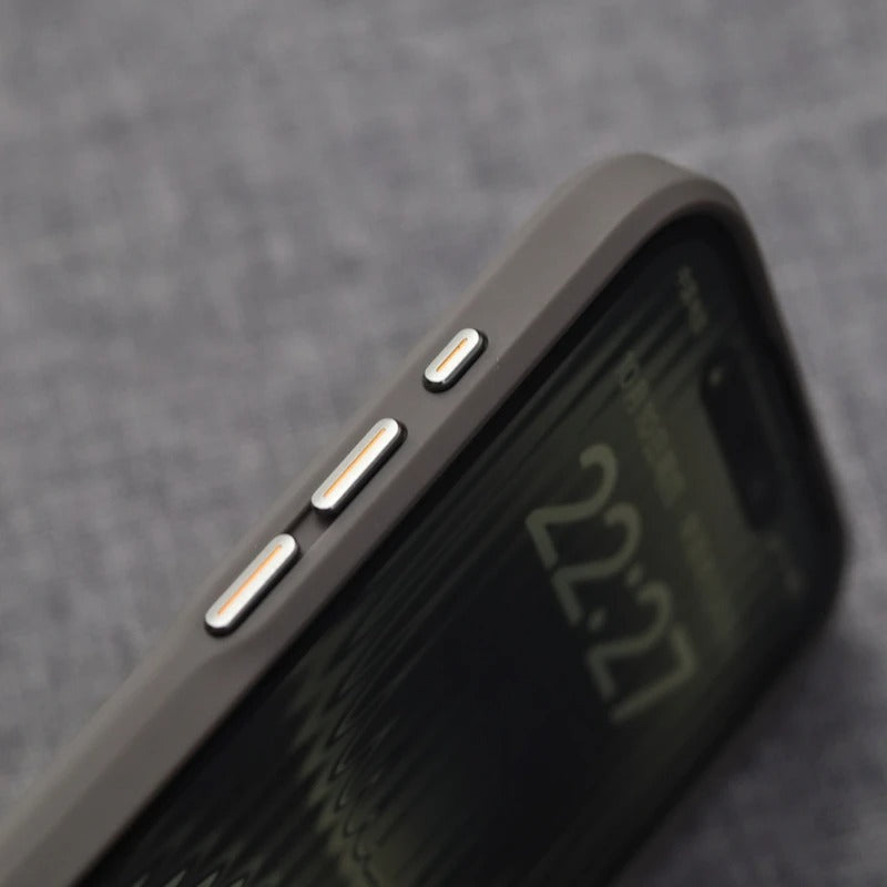 Luxury iPhone Case — Magnetic, Shockproof Matte Carbon Fiber Armor Cover with Built-In Bracket Stand and MagSafe Holder Support