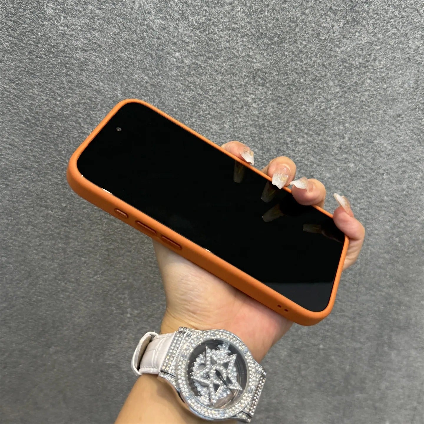 Luxury iPhone Case — Magnetic, Shockproof, Anti-Fingerprint, Anti-Scratch, Dustproof Lightweight Matte Translucent Half-Wrapped Cover with Camera Control Button