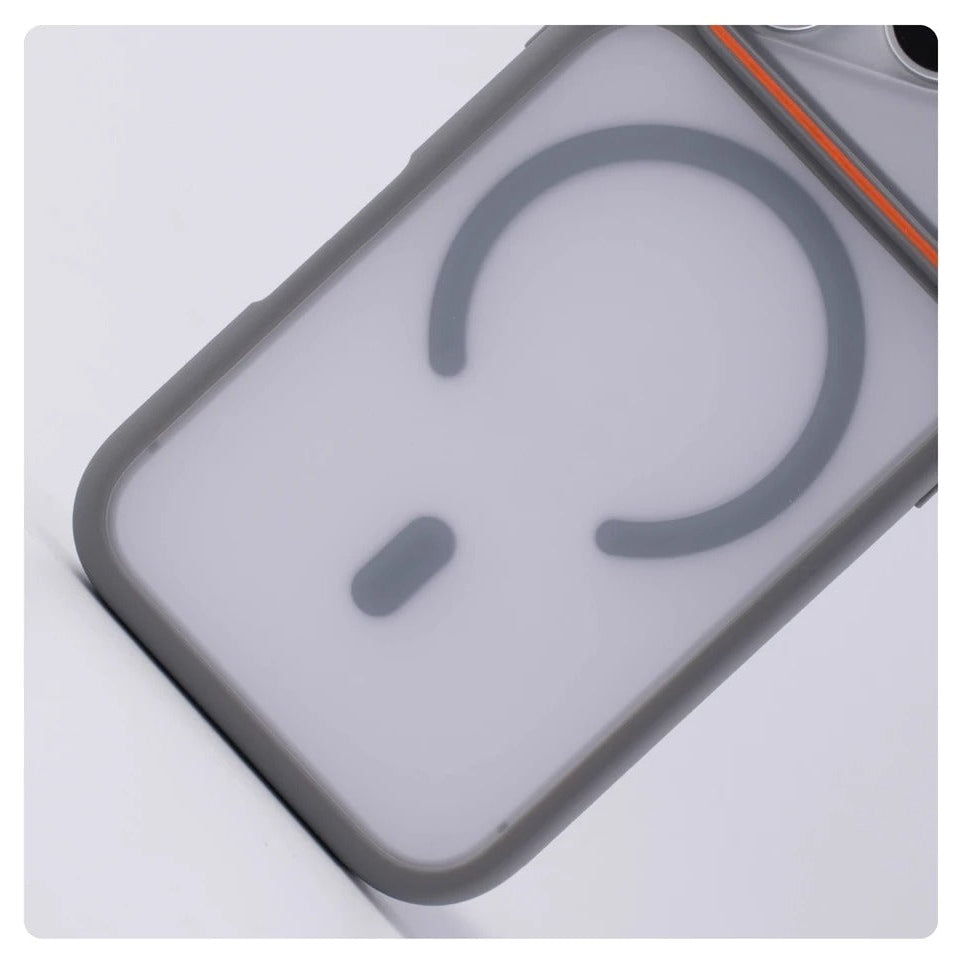 Luxury iPhone Case — Magnetic, Shockproof, Anti-Fingerprint, Anti-Scratch, Dustproof Matte Anti-Glare Translucent Full-Coverage Non-Slip Cover with MagSafe Wireless Charging Support