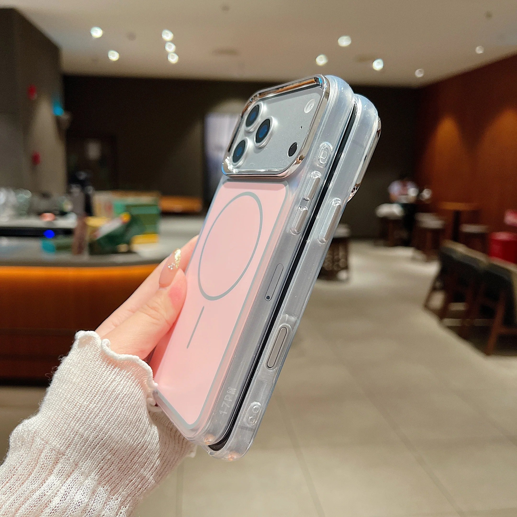 Luxury iPhone Case — Magnetic, Shockproof, Anti-Fingerprint, Anti-Slip Dustproof Back Cover with Color-Blocking Design, Airbag Protection and MagSafe Wireless Charging Support