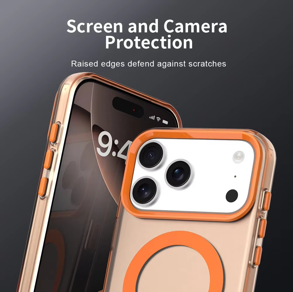 Luxury iPhone Case — Matte Candy Clear Magnetic Soft Cover with Shockproof Anti-Fingerprint Non-Slip Design & MagSafe Compatibility