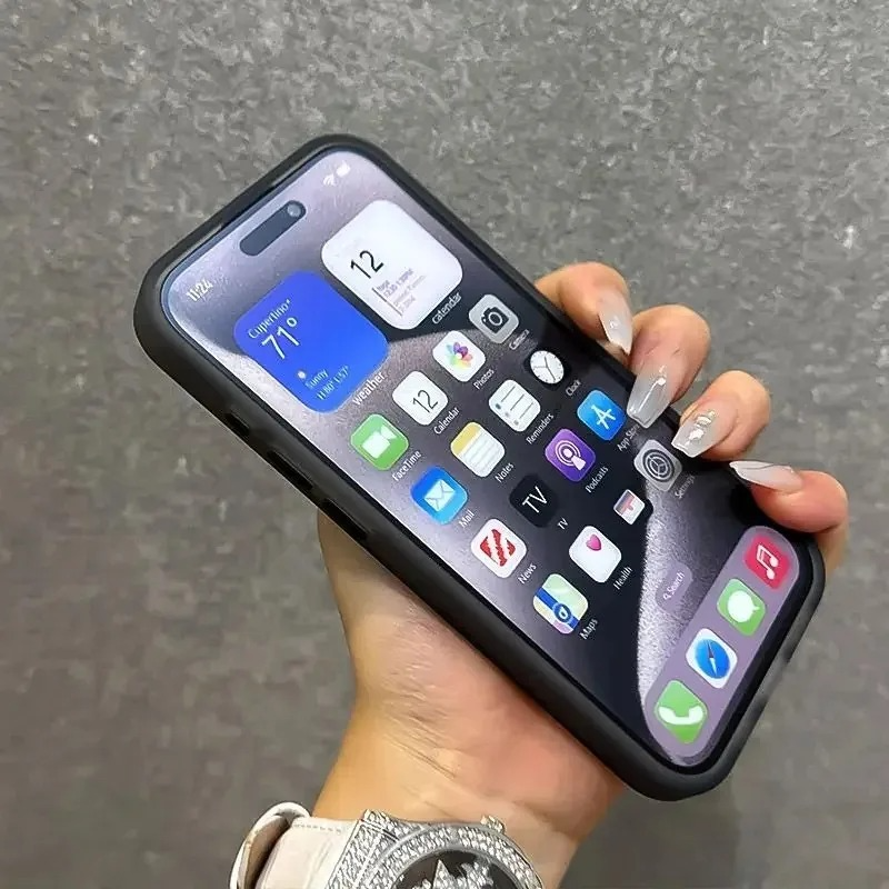 Luxury iPhone Case — Matte Candy Clear Magnetic Soft Cover with Shockproof Anti-Fingerprint Non-Slip Design & MagSafe Compatibility