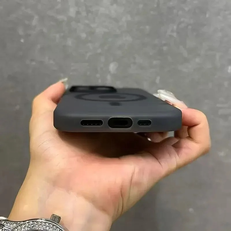 Luxury iPhone Case — Matte Candy Clear Magnetic Soft Cover with Shockproof Anti-Fingerprint Non-Slip Design & MagSafe Compatibility