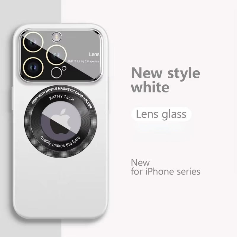 Luxury iPhone Case — Matte Magnetic MagSafe Wireless-Charging Cover with Lens Protection, Shockproof, Anti-Fingerprint, Anti-Scratch, Dustproof Full Coverage Design