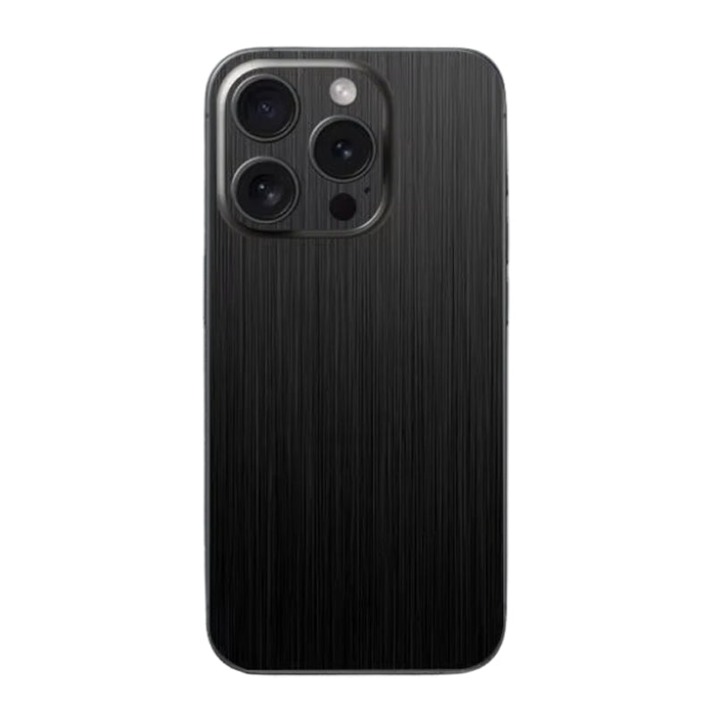 Luxury iPhone Case — Matte Wire-Drawing Back Film, Hydrogel Skin Protector Sticker with Slim Decal Wrap Design