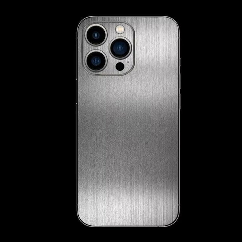 Luxury iPhone Case — Matte Wire-Drawing Back Film, Hydrogel Skin Protector Sticker with Slim Decal Wrap Design