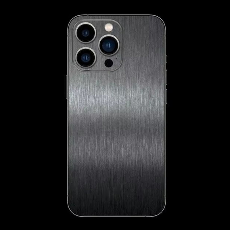 Luxury iPhone Case — Matte Wire-Drawing Back Film, Hydrogel Skin Protector Sticker with Slim Decal Wrap Design