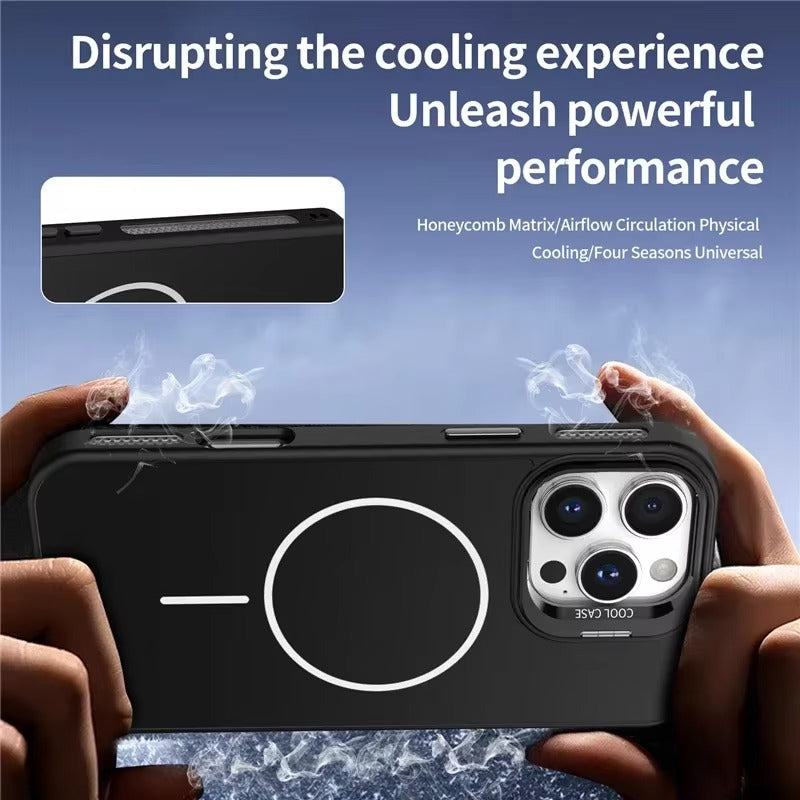 Luxury iPhone Case — Organic Silicone MagSafe Cover with Lens Stand Holder, Shockproof Soft-Edge Protection, Anti-Fingerprint Anti-Scratch Lightweight Design