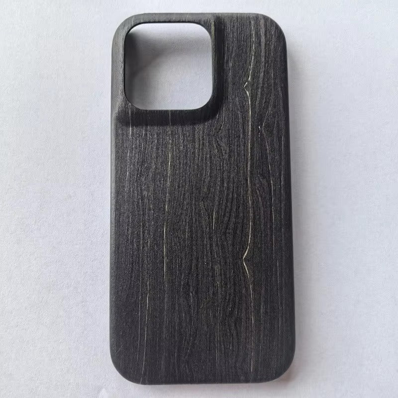 Luxury iPhone Case — Premium Walnut, Cherry, Rosewood or Bamboo Wooden Back Cover with Dustproof Half-Wrapped Protection and Natural Craftsmanship
