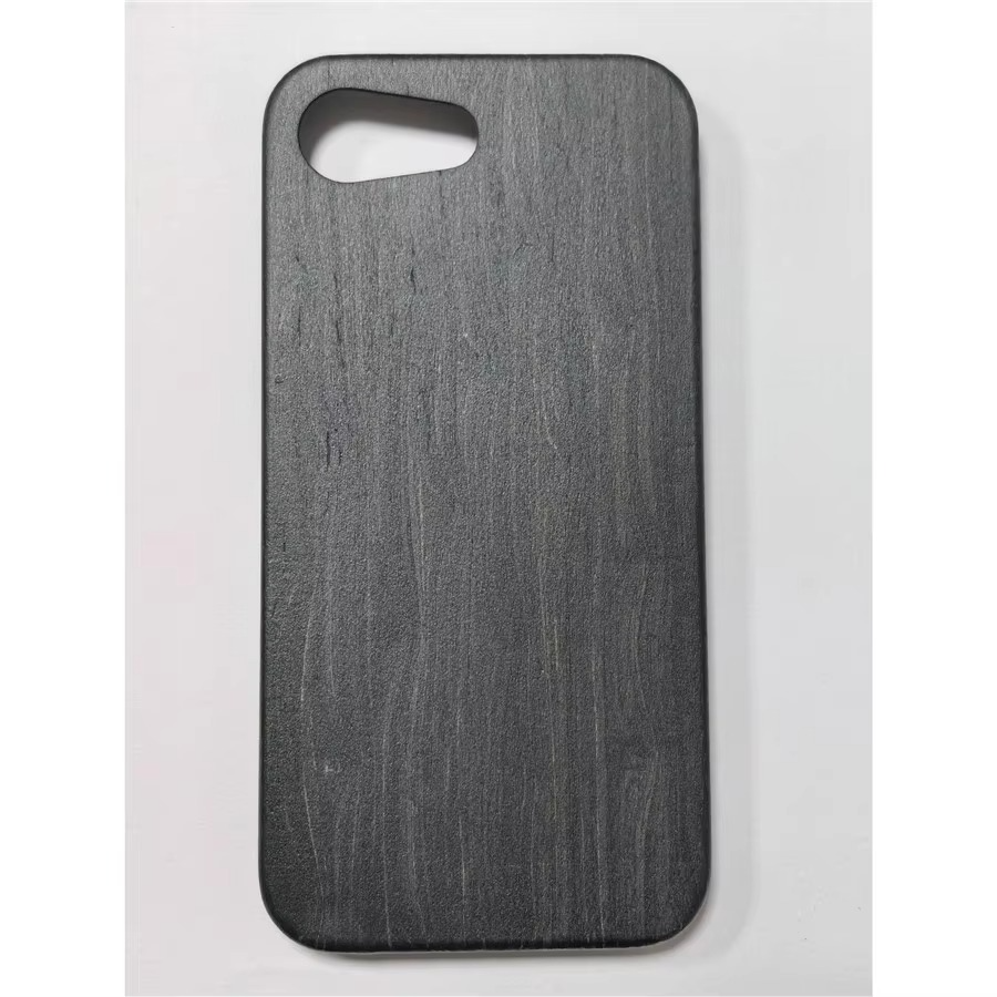 Luxury iPhone Case — Real Walnut, Ebony, Bamboo & Rosewood Wooden Back Cover with Dustproof Half-Wrapped Hard Protection