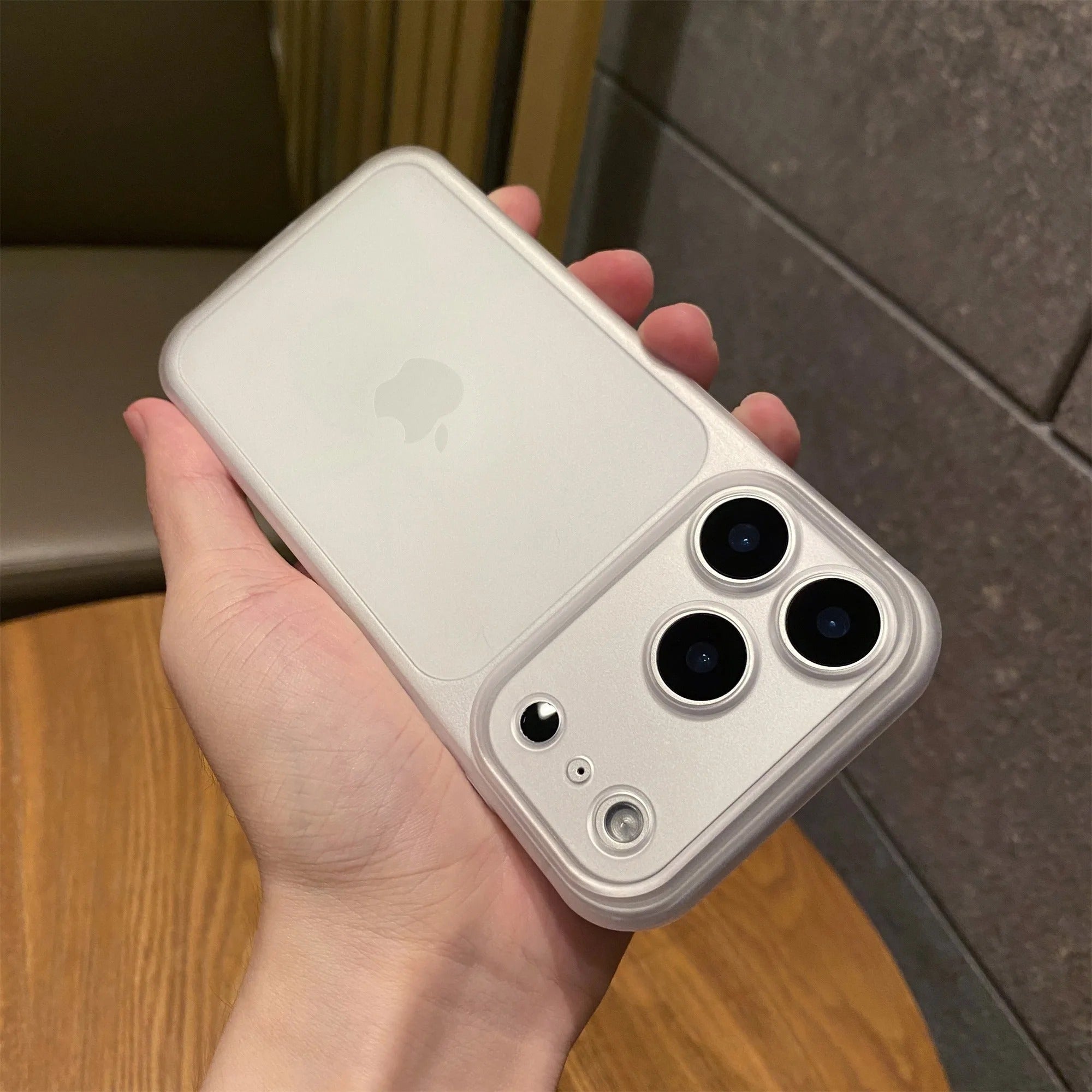 Luxury iPhone Case — Shockproof, Matte Anti-Glare Translucent Full-Coverage Armor Cover with Ultra-Thin Frosted Slim Protection Design