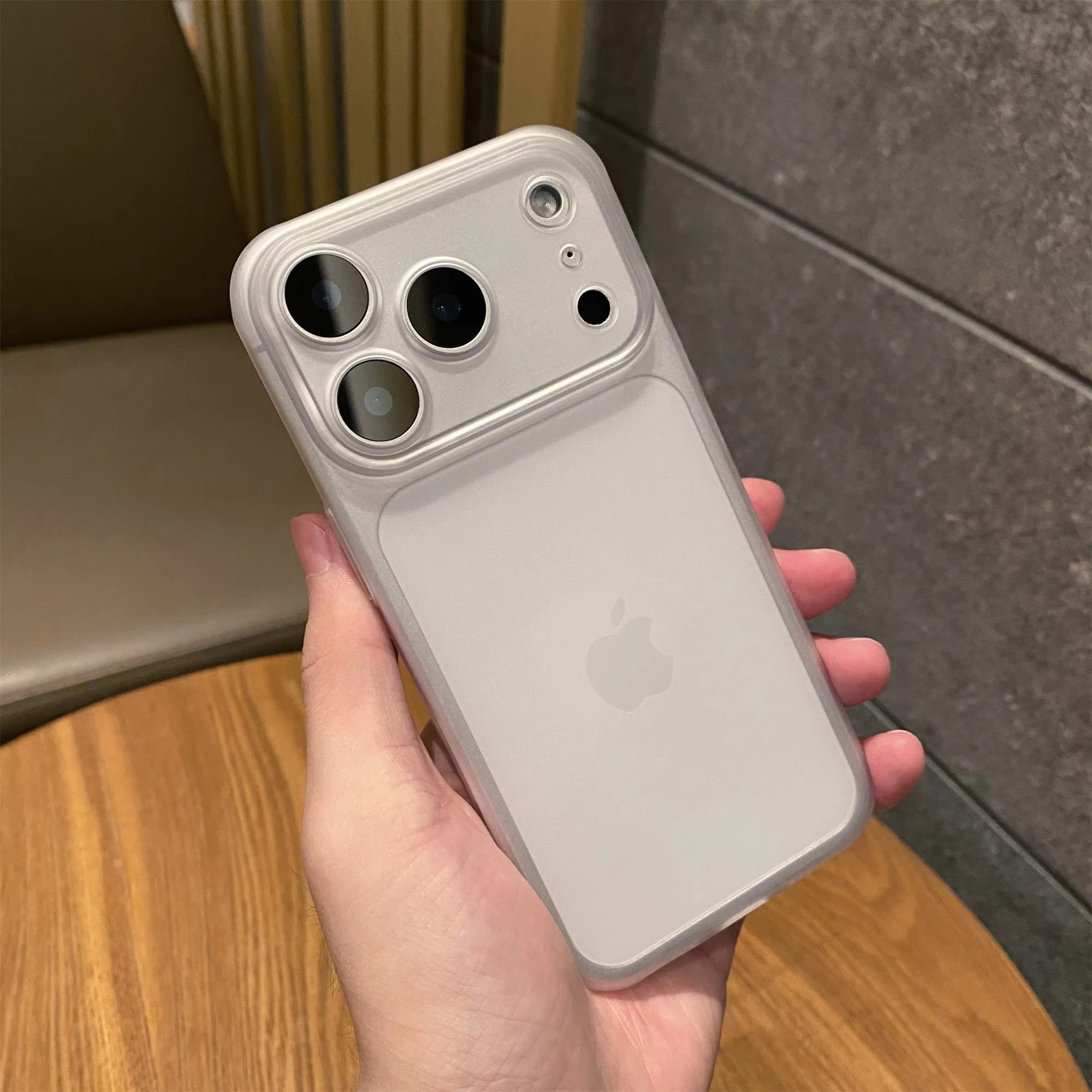 Luxury iPhone Case — Shockproof, Matte Anti-Glare Translucent Full-Coverage Armor Cover with Ultra-Thin Frosted Slim Protection Design