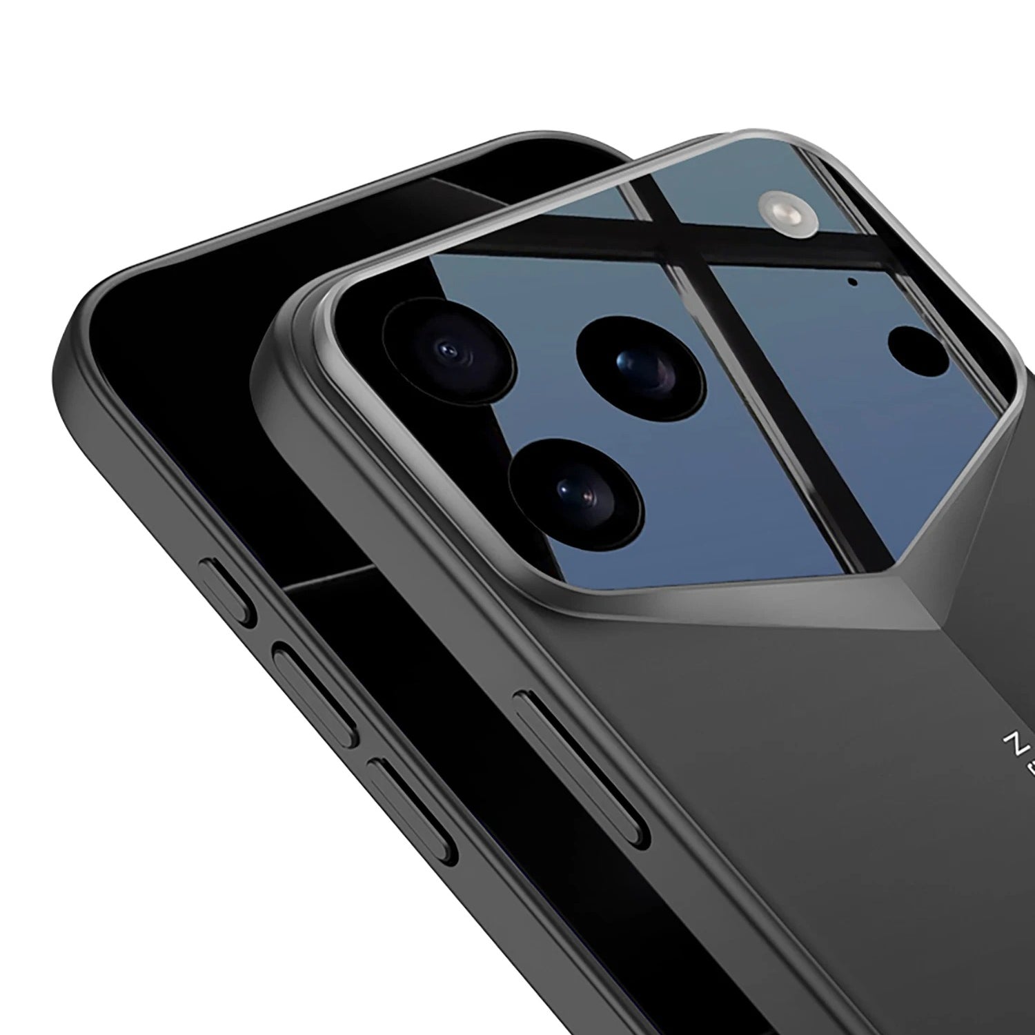 Luxury iPhone Case — Slim Matte Full-Coverage Hard PC Cover with Fine-Hole Lens Protection, Shockproof Anti-Fingerprint Lightweight Tough Design