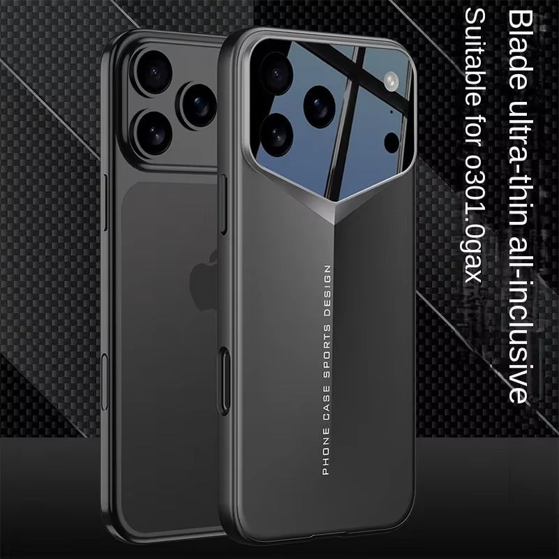 Luxury iPhone Case — Slim Matte Full-Coverage Hard PC Cover with Fine-Hole Lens Protection, Shockproof Anti-Fingerprint Lightweight Tough Design