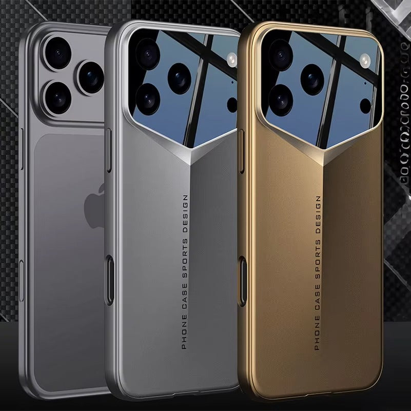 Luxury iPhone Case — Slim Matte Full-Coverage Hard PC Cover with Fine-Hole Lens Protection, Shockproof Anti-Fingerprint Lightweight Tough Design