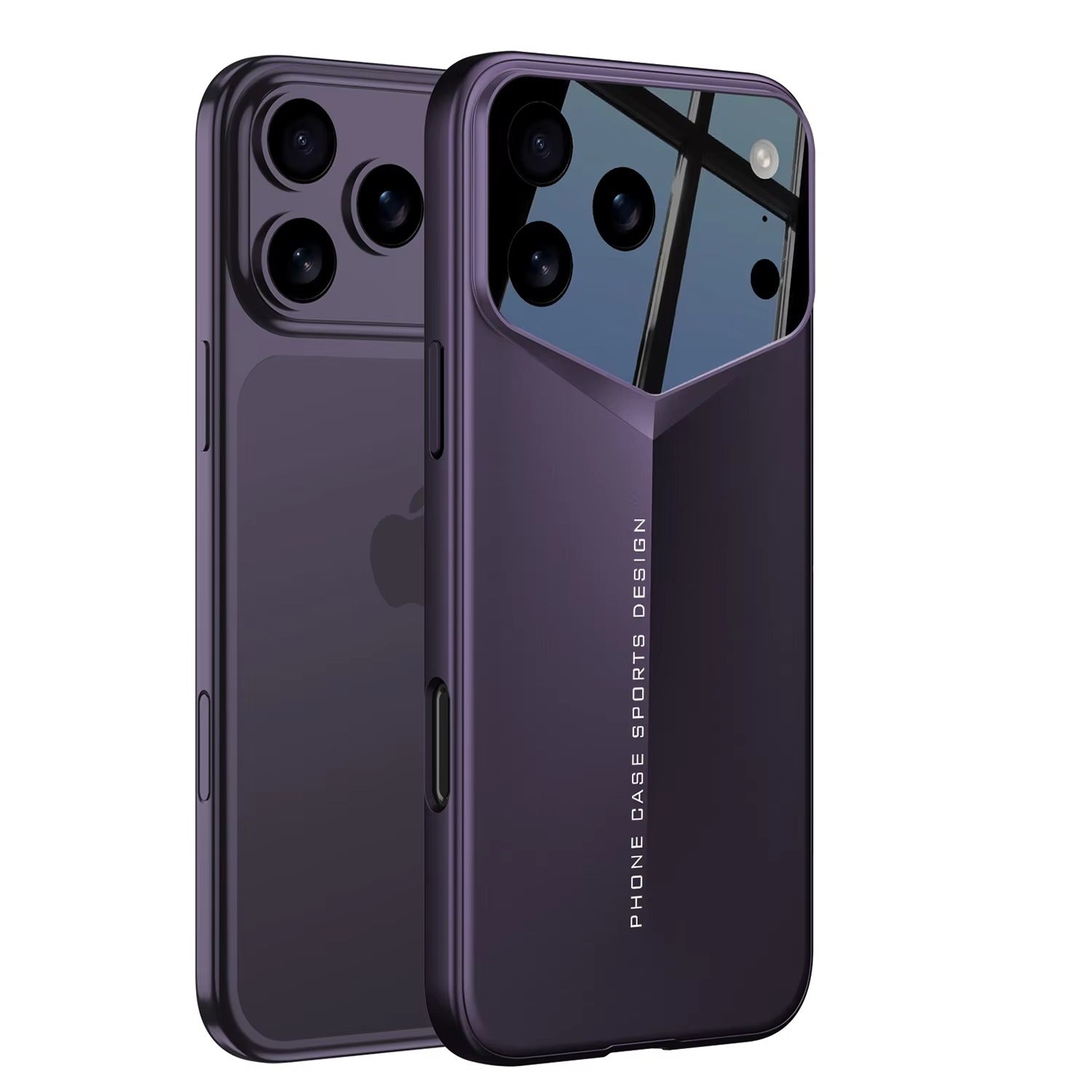 Luxury iPhone Case — Slim Matte Full-Coverage Hard PC Cover with Fine-Hole Lens Protection, Shockproof Anti-Fingerprint Lightweight Tough Design
