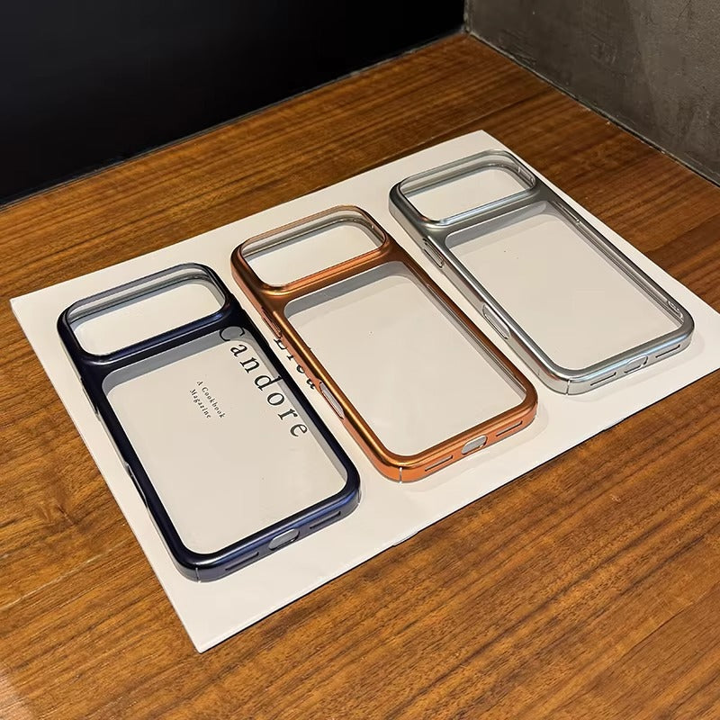 Luxury iPhone Case — UV Matte Transparent Hard PC Cover with Shockproof Protection, Anti-Fingerprint Anti-Scratch Dustproof Lightweight Design