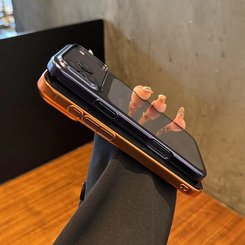 Luxury iPhone Case — UV Matte Transparent Hard PC Cover with Shockproof Protection, Anti-Fingerprint Anti-Scratch Dustproof Lightweight Design