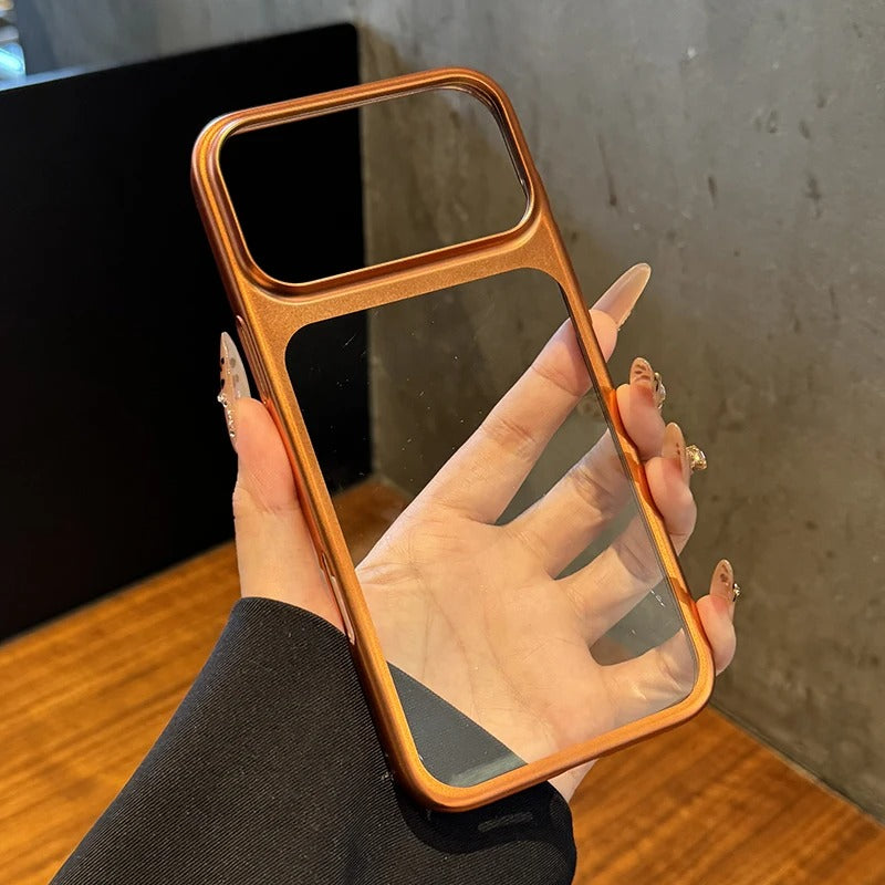 Luxury iPhone Case — UV Matte Transparent Hard PC Cover with Shockproof Protection, Anti-Fingerprint Anti-Scratch Dustproof Lightweight Design
