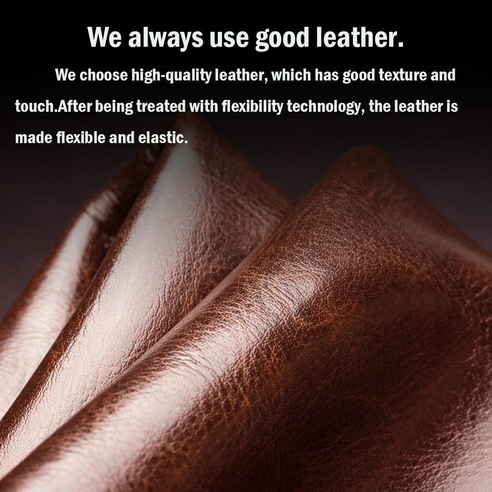 Luxury iPhone Case — Ultra-Slim Handmade Genuine Leather Wallet Flip Cover with Card Slots, Shockproof Drop Protection & Premium Cowhide Texture