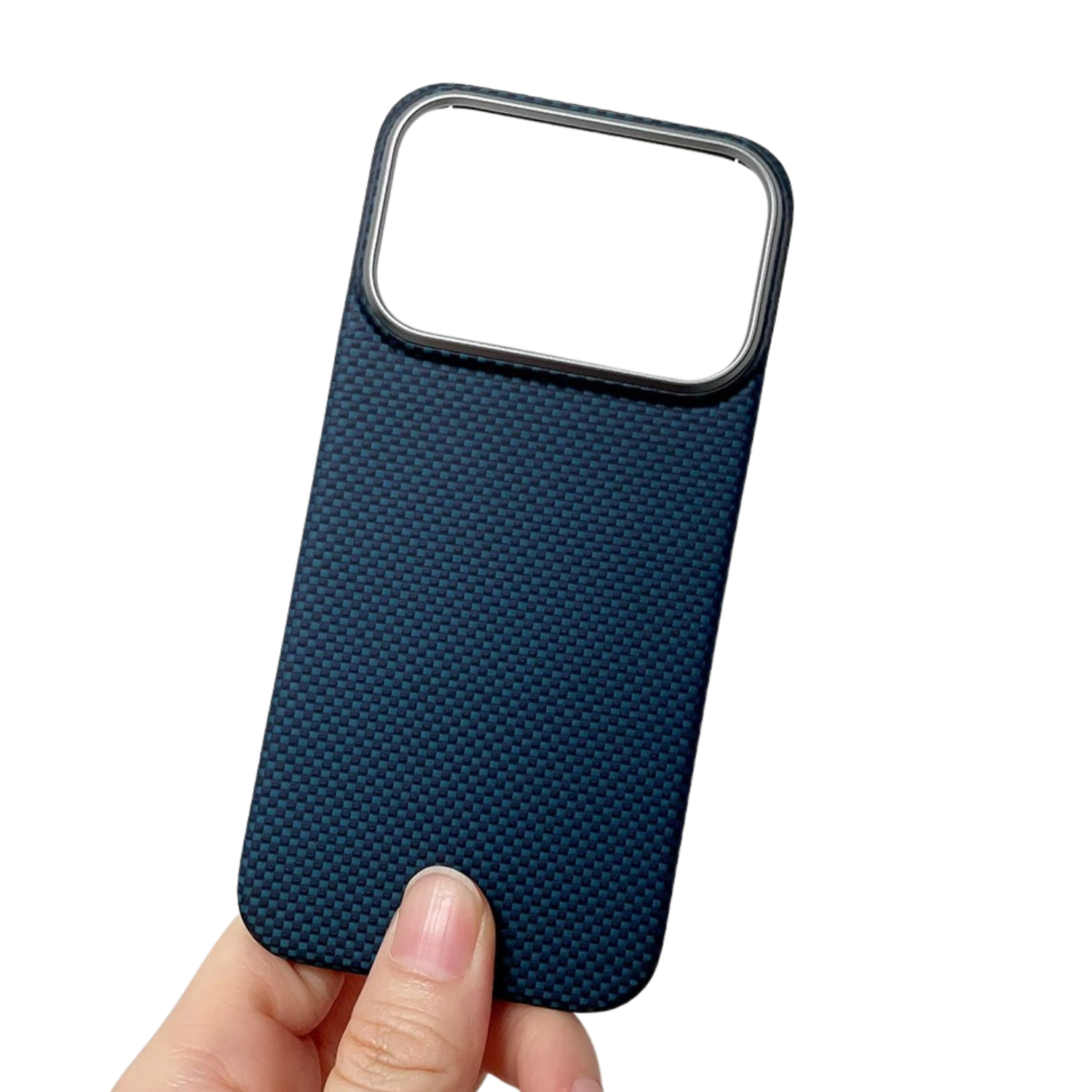 Luxury iPhone Case — Ultra-Thin 600D Real Carbon Fiber MagSafe Cover with Aramid Kevlar Protection, Matte Anti-Fingerprint Full-Coverage Waterproof Design