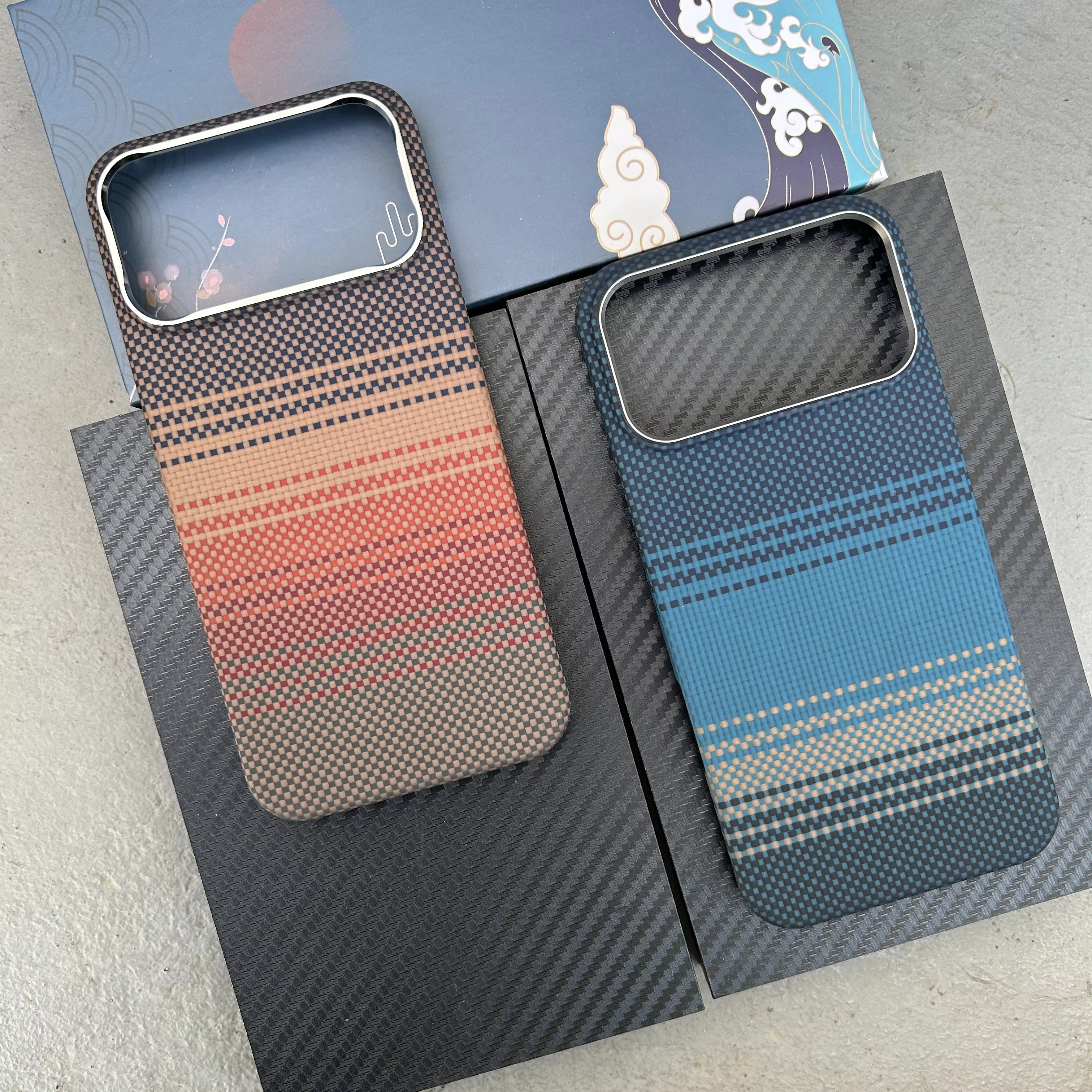 Luxury iPhone Case — Ultra-Thin Aramid Carbon Fiber MagSafe Cover with Kevlar-Grade Protection, Shock-Resistant Slim Design and Washable Finish