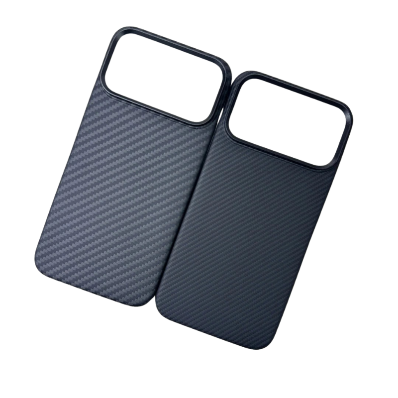 Luxury iPhone Case — Ultra-Thin Real Kevlar Aramid Carbon Fiber MagSafe Cover with 1500D/600D Lightweight Protection and Scratch-Resistant Design