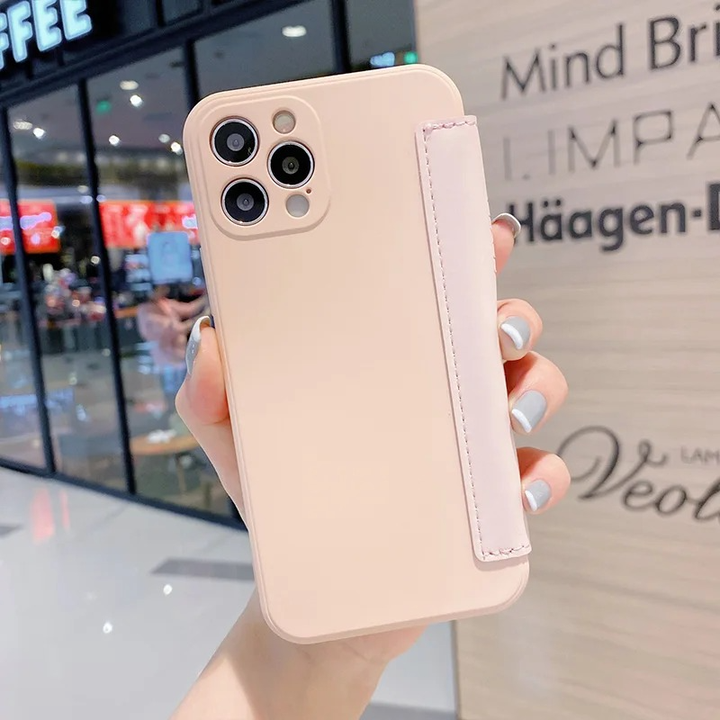 Luxury iPhone Flip Leather Wallet Case — Silicone Cover with Card Holder, Full Body Protection, Shockproof Durable Design, Stylish and Functional Phone Case