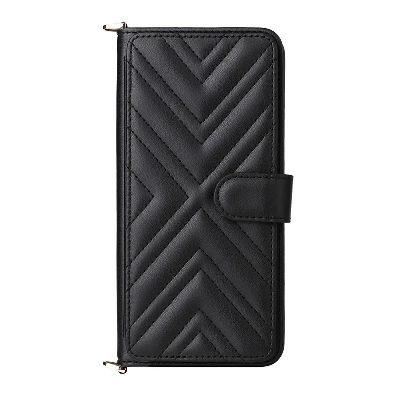 Luxury iPhone Flip Wallet Case — Leather Cover with Card Holder, Shockproof Protective Design, Stylish Full Body Phone Case with Added Functionality