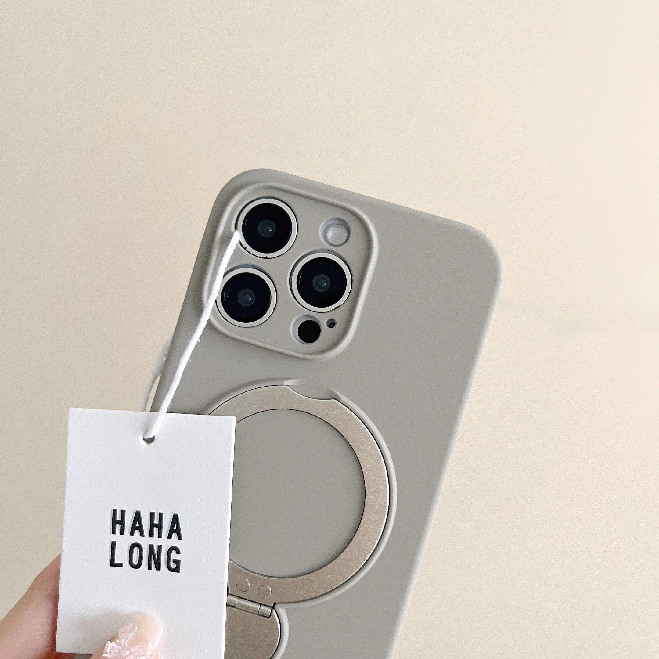 Luxury iPhone Liquid Silicone MagSafe Case — Magnetic Stand Holder Cover, Shockproof Full Protection, Matte Anti-Fingerprint Soft Bumper Design